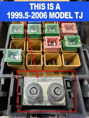 1997-2006 Jeep Wrangler TJ / LJ Battery Cable Kit 4.0 Liter 2/0 Gauge Battery Cable Big7Kits