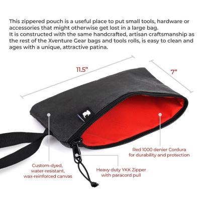 Xventure Gear Zipped Pouch Textured Black Go Rhino