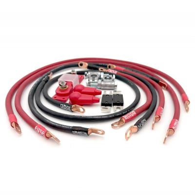 1991-1995 Jeep Wrangler YJ Battery Cable Kit 4.0 Liter 1/0 Gauge Battery Cable Big7Kits