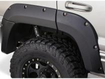 Black Jeep Cutout Style Textured Finish Rear Fender Flares For 1999-2004 Jeep Grand Cherokee Bushwacker