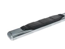 5 Inch 1000 Series Side Steps with Mounting Brackets Kit Polished Stainless Steel 2018-2026 Jeep Wrangler Go Rhino