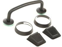 This Black Windshield Tie Down Kit from Rugged Ridge Fits 97-06 Jeep Wrangler. Rugged Ridge