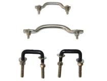 This Black Windshield Tie Down Kit from Rugged Ridge Fits 97-06 Jeep Wrangler. Rugged Ridge