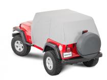 Jeep TJ Full Door Cab Cover For 92-06 Jeep Wrangler TJ Gray Denim MasterTop
