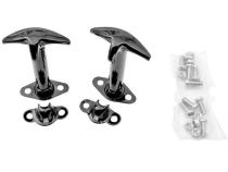 Hood Catch Kit Black 41-95 Jeep CJ/Wrangler YJ Rugged Ridge