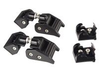 Hood Catch Kit Black 07-18 Jeep Wrangler JK Rugged Ridge
