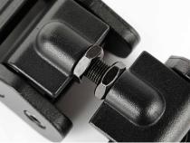 Hood Catch Kit Textured Black 07-18 Jeep Wrangler JK Rugged Ridge