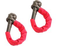 Soft Rope Shackle 7/16 Inch 7500 Lbs WLL Pair Rugged Ridge