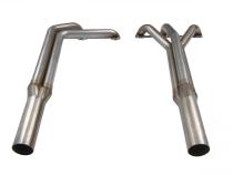 Upright Headers Gm 2.8/3.1/3.4L V6 Round Port Upright Headers 1-1/2 Inch Primary 20 Inch Long 27 Inch Tall 2-1/2 Inch X 10 Inch Collector 409SS Natural Finish FlowTech