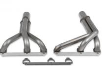 Upright Headers Gm 2.8/3.1/3.4L V6 D-Port Upright Headers 1-1/2 Inch Primary 20 Inch Long 27 Inch Tall 2-1/2 Inch X 10 Inch Collector 409SS Natural Finish FlowTech