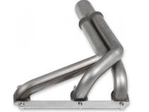 Upright Headers Gm 2.8/3.1/3.4L V6 D-Port Upright Headers 1-1/2 Inch Primary 20 Inch Long 27 Inch Tall 2-1/2 Inch X 10 Inch Collector 409SS Natural Finish FlowTech
