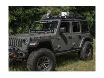Roof Rack W/ Basket Ht Black Jeep Rugged Ridge
