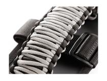 Grab Handle Kit Paracord Gray/Black 55-Present Jeep CJ/Wrangler/Gladiator Rugged Ridge