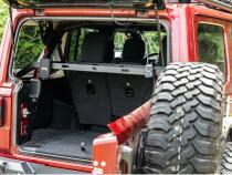 Interior Storage Rack Black Jeep Rugged Ridge
