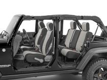 Wrangler JK Unlimited Seat Cover for 11-12 Jeep JK Unlimited Gray Neoprene Pair Diver Down