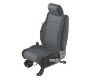 Jeep Wrangler Neoprene Seat Covers Front And Rear with Free Center Console Cover for 13-18 Wrangler Unlimited JK Charcoal Diver Down