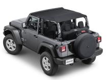 Bimini Top Plus 2018-2023 Jeep JL Wrangler 2Dr MasterTwill