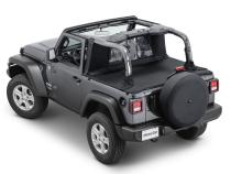 Wind Stopper/Tonneau Cover Combo 2018-2024  Jeep JL Wrangler 2Dr Hard Top Models MasterTwill MasterTop