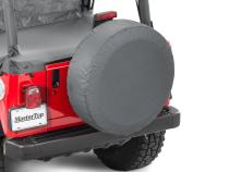 Jeep Wrangler JL Spare Tire Cover For 18-Pres Wrangler JL 33 inch 285/70R17 Black MasterTop