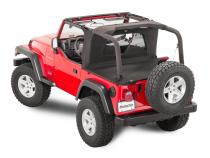 Jeep TJ Ultimate Soft Top Combo Bimini Top Plus For 03-06 Wrangler TJ WindStopper Plus and Tonneau MasterTop