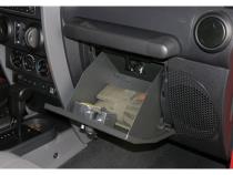 Glove Box - 07-18 Wrangler JK Locking Black Tuffy Security Products