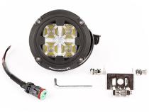 Light Kit 3.5 Inch Round Combo High/Low Beam Rugged Ridge