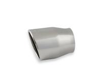 Exhaust Tip Exhaust Tip 4.00 Inch Rolled Angle Polished SS Fits 3.00 Inch Tubing Weld On Flowmaster