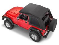 Jeep TJ SkyMaster Fastback Complete Top 04-06 Wrangler TJ Unlimited Black Diamond MasterTop