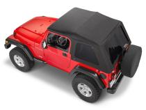Jeep TJ SkyMaster Fastback Complete Top For 97-06 Wrangler TJ No Doors MasterTwill MasterTop
