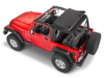 Jeep TJ SkyMaster Fastback Complete Top For 97-06 Wrangler TJ No Doors MasterTwill MasterTop