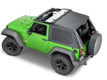 SkyMaster Fastback Complete Top 07-18 2Dr JK Wrangler Black Diamondl MasterTop