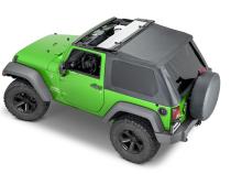SkyMaster Fastback Complete Top 07-18 4Dr JK Wrangler Black Diamondl MasterTop