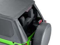 SkyMaster Fastback Complete Top 07-18 4Dr JK Wrangler Black Diamondl MasterTop