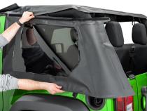 SkyMaster Fastback Complete Top 07-18 4Dr JK Wrangler Black Diamondl MasterTop
