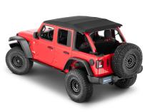 MasterTop Complete Fastback Top, 18-Present Jeep JLU Wrangler 4 Door, MasterTwill MasterTop