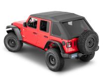 MasterTop Complete Fastback Top, 18-Present Jeep JLU Wrangler 4 Door, Black Diamond MasterTop