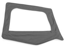 Jeep Fabric Replacement Upper Door Skins For 88-95 Wrangler YJ Black Diamond Pair MasterTop