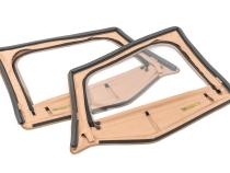 Jeep Fabric Replacement Upper Door Skins &amp;amp; Frame For 88-95 Wrangler YJ Spice Diamond Pair MasterTop