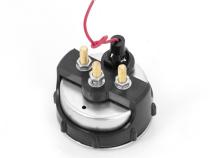 Oil Pressure Gauge OE Replacement Electrical Black Face w/Red Pointer Pressure 0-80 1976-1986 Jeep CJ OMIX