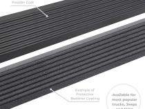 RealTruck VoltStep Electric Running Board Kit Protective Bedliner Coating 2018-2026 Jeep Wrangler Go Rhino