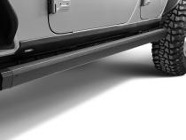 RealTruck VoltStep Electric Running Board Kit Protective Bedliner Coating 2018-2026 Jeep Wrangler Go Rhino