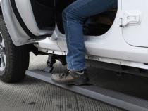 RealTruck VoltStep Electric Running Board Kit Textured Black For 2007-2018 Jeep Wrangler JK 2 door Go Rhino