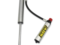 Race 2.125 inch Smooth Body Adjustable Remote Reservoir Shock 90 Degree 2.125 inch x 12 inch Stroke 21.6 Inch Collapsed 33.6 Inch Extended ADS Shocks