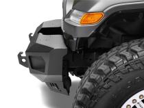 Trailline Front Stubby Bumper Textured Black 2018-2026 Jeep Wrangler JL 2020-2025 Jeep Gladiator Go Rhino