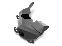 Trailline Bumper Fairlead Mount Plate Textured Black 2018-2026 Jeep Wrangler JL 2020-2025 Jeep Gladiator Go Rhino