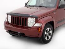 Bugflector II Hood Shield Dark Smoke for 2008-2012 Jeep Liberty Smoke AVS