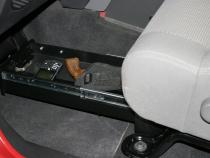 Front Driver Side Underseat Drawer - 07-18 Wrangjer JK 4-Door 2-Door w/o Flip Seat Black Tuffy Security Products