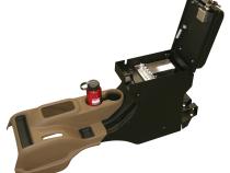 Series II Center Console - 11-18 Wrangler JK Rear Half Black Tuffy Security Products