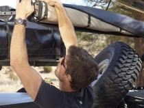 Retractable Awning 6.5 feet Wide x 6.5 feet Long Coyote tan Smittybilt