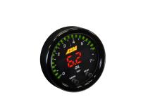 X-Series Fluid Pressure Gauge Kit 0-100psi/0-7bar Black Bezel and Black Oil Faceplate AEM Electronics